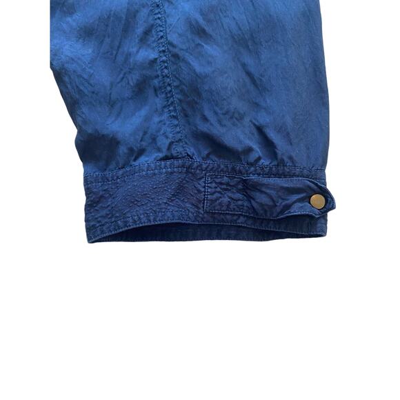 DIANE VON FURSTENBERG NAVY CAPRI JOGGER PANTS SIZE 4 - Picture 10 of 11